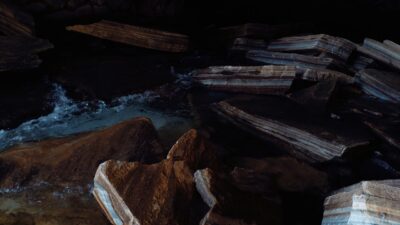 Cave river sounds