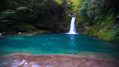 Nikobuchi waterfall in Japan