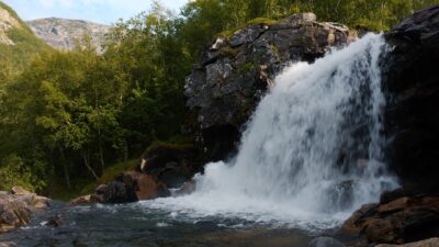 Roaring waterfall white noise