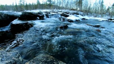 Sound from a river