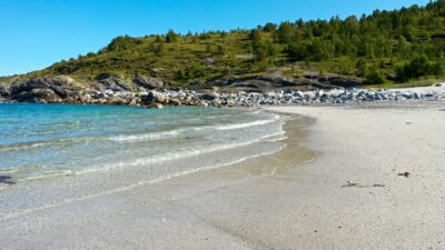 Sound of waves against a beach