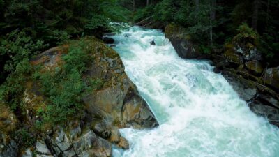 Sound of a roaring river